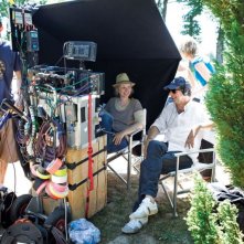 Julie Delpy sul set di Le Skylab