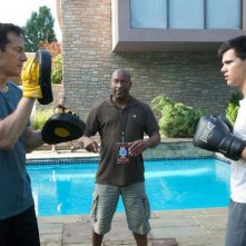 Taylor Lautner Sul Set Di Abduction Con Jason Isaacs E John Singleton 215734