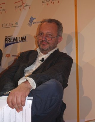 Una foto di Steve Della Casa durante il Roma Fiction Fest 2010
