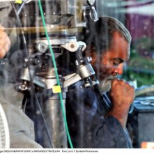 Diego Abatantuono sul set della fiction Area Paradiso