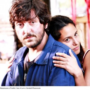 Ricky Memphis in una scena della fiction Area Paradiso