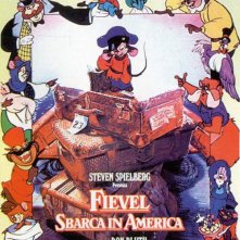 Fievel sbarca in America: Locandina del film d'animazione