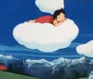La piccola Heidi tra le nuvole