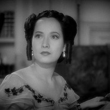 Merle Oberon in una scena del film Cime tempestose (1939)