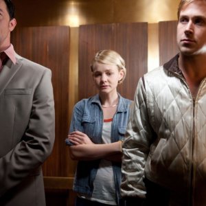 Ryan Gosling e Carey Mulligan in una sequenza di Drive