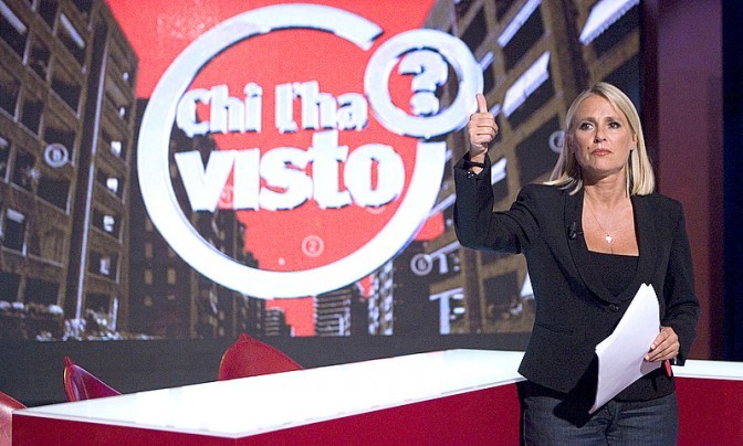 Chi l'ha visto? - Federica Sciarelli conduce il programma di RaiTre.