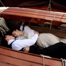 Keira Knightley con Michael Fassbender in A Dangerous Method diretto da David Cronenberg