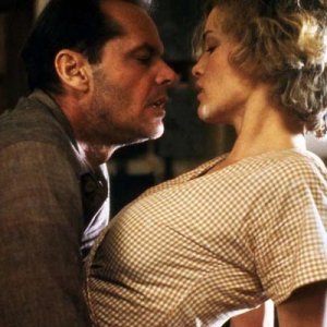 Jessica Lange con Jack Nicholson in Il postino suona sempre due volte