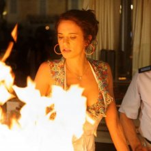 Una 'focosa' Asia Argento e Vincenzo Salemme in 'Baciato dalla fortuna'