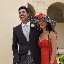 Vincenzo Salemme con Asia Argento in 'Baciato dalla fortuna'