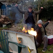 50/50: Seth Rogen e Joseph Gordon-Levitt in una sequenza 'di fuoco'