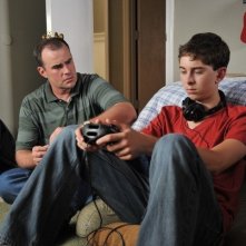 Courageous: Alex Kendrick e Rusty Martin in una scena del film