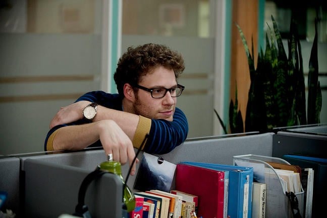 Seth Rogen in una scena di 50/50