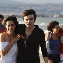 Diane Fleri e Paolo Briguglia in una scena de L'amore fa male