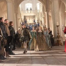 I tre moschettieri in 3D: il cast in una scena del film