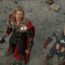Chris Evans E Chris Hemsworth Guardano Il Cielo In Una Scena Di The Avengers I Vendicatori 216964