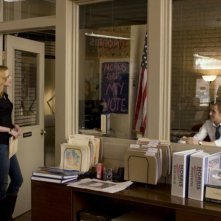 Le idi di marzo: Evan Rachel Wood con Ryan Gosling in una scena
