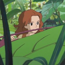Una scena del fantasy animato Arrietty - Il mondo segreto sotto il pavimento
