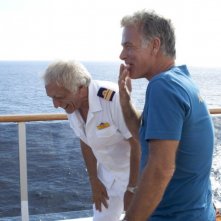 Bienvenue à bord, Franck Dubosc e Gérard Darmon in una scena della commedia