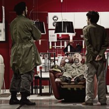 Filippo Timi, Silvio Orlando e Francesco Brandi in una scena di Missione di pace