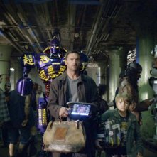 Hugh Jackman in Real Steel con Dakota Goyo