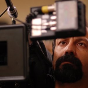 Asghar Farhadi sul set di Una separazione