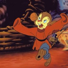 Fievel sbarca in America: una scena con il protagonista