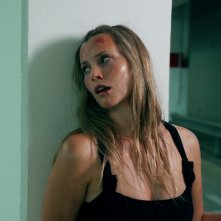 Harriet MacMasters-Green in una scena del thriller Parking Lot 3D