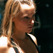 Harriet MacMasters-Green sul set di Parking Lot 3D