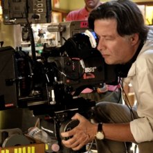 Il regista Massimo Martelli sul set della commedia Bar Sport