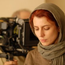 Leila Hatami sul set di Una separazione