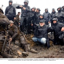 Steven Spielberg sul set del suo avventuroso War Horse