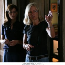 Cristina Comencini e Claudia Pandolfi sul set di Quando la notte