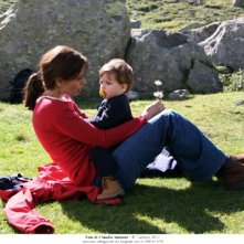 Quando la notte: Claudia Pandolfi nel ruolo di Marina in una scena del film col bambino