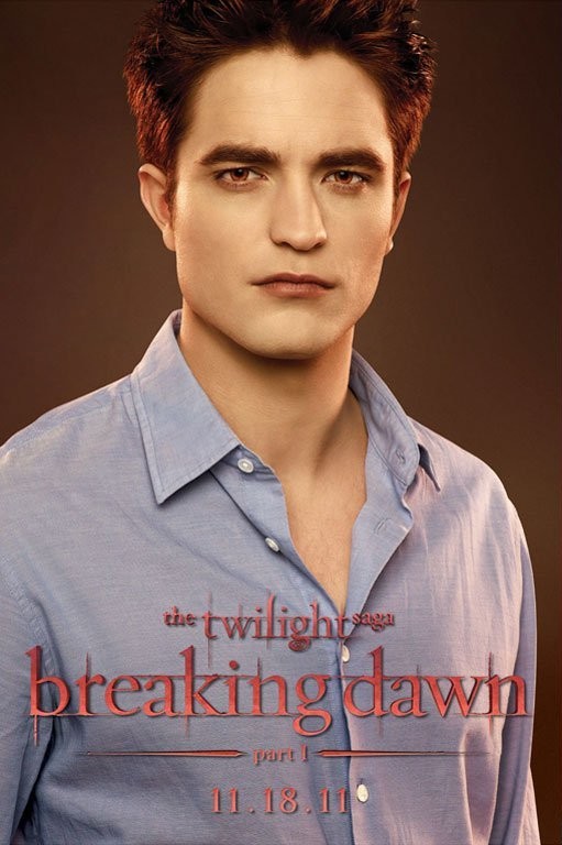 The Twilight Saga Breaking Dawn Parte 1 Un Poster Incentrato Su Robert Pattinson 217987