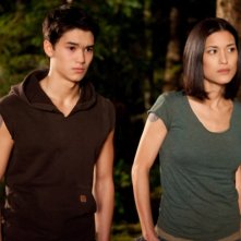 The Twilight Saga: Breaking Dawn - Parte I, Booboo Stewart e Julia Jones in un'immagine del film