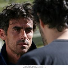 Thomas Trabacchi in un'immagine di Quando la notte insieme a Filippo Timi