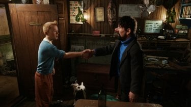 Tintin e capitan Haddock in una scena di Le Avventure di Tintin: il Segreto dell'Unicorno