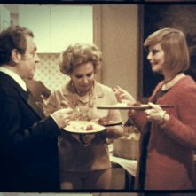 Alessandro Sperlì, Anny degli Uberti e Anna Saia in una scena de L'illazione