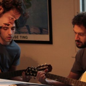 I primi della lista: Paolo Cioni, Francesco Turbanti e Claudio Santamaria in una scena del film