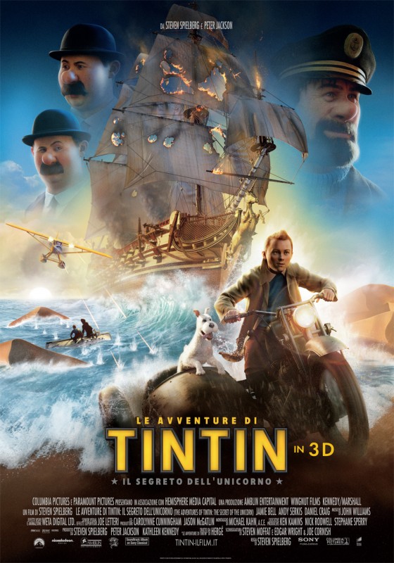 Le Avventure Di Tintin Il Segreto Dell Unicorno Locandina Italiana 218391
