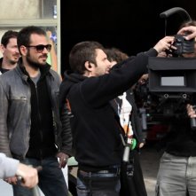 Luca Schipani e Pippo Mezzapesa sul set de Il paese delle spose infelici