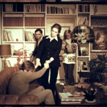 Mario Valdemarin, Annabella Incontrera, Lelio Luttazzi e Anna Saia in una scena de L'illazione