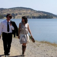 Sergio Peris-Mencheta in La mémoire dans la chair con Diana Palazon