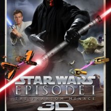 Star Wars: Episode I - The Phantom Menace 3D: il poster della riedizione USA