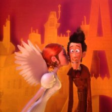 Un monstre à Paris: una romantica  scena del film