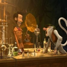 Un monstre à Paris: una scena del cartoon francese