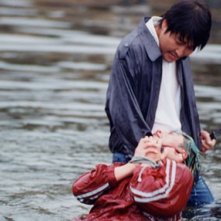 Song Kang-ho e Shin Ha-kyun in una concitata scena di Mr. Vendetta