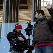 Francesco Del Grosso sul set del documentario 11 metri su Agostino Di Bartolomei
