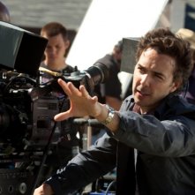 Il regista Shawn Levy sul set del film Real Steel